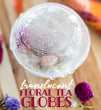 Translucent Floral Tea Globes Semi-Exclusive Set 4